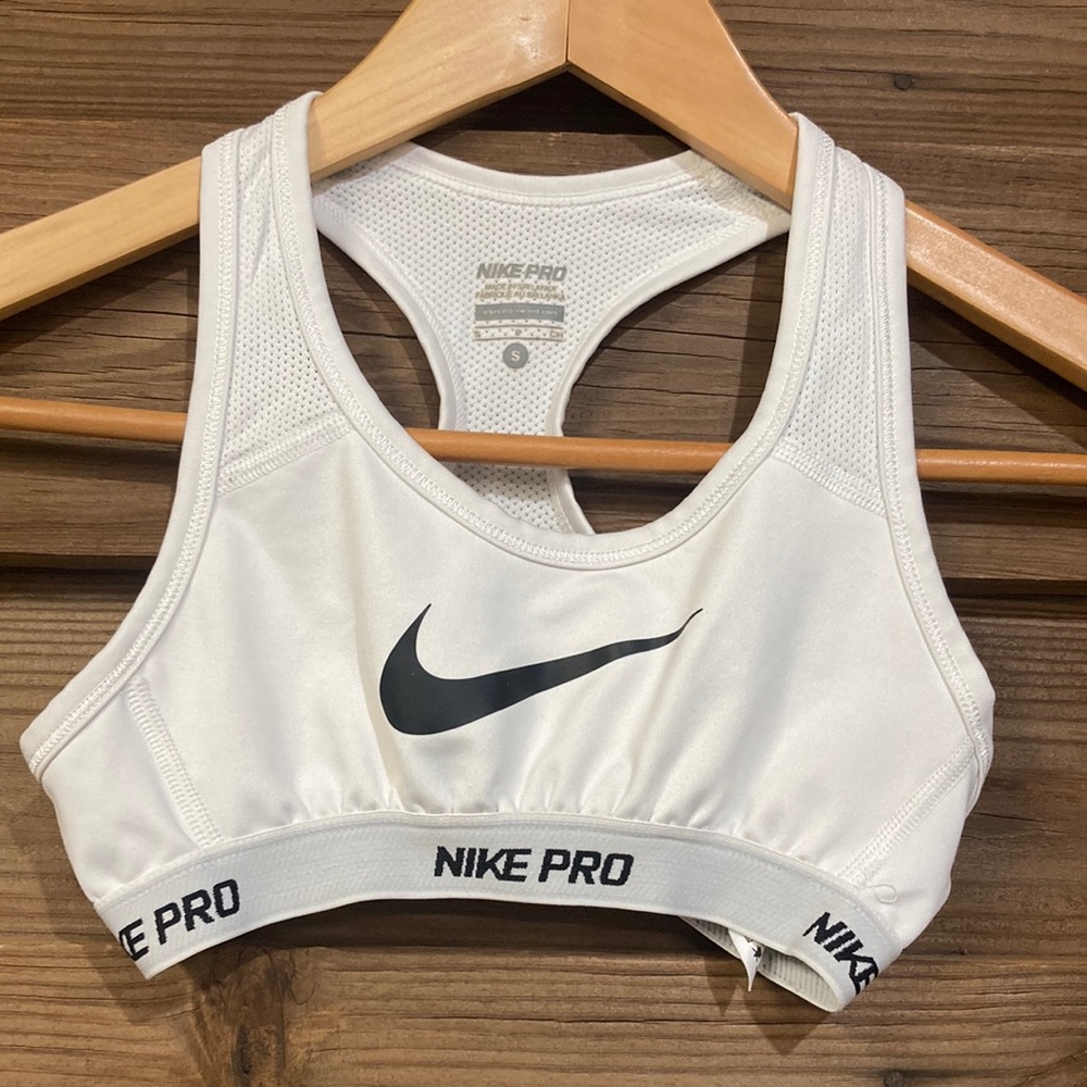 Nike Kids White Sports Bra